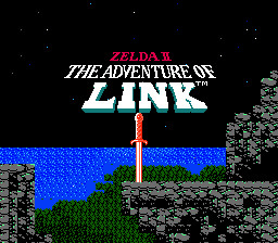 Zelda II: The Adventure of Link Title Screen
